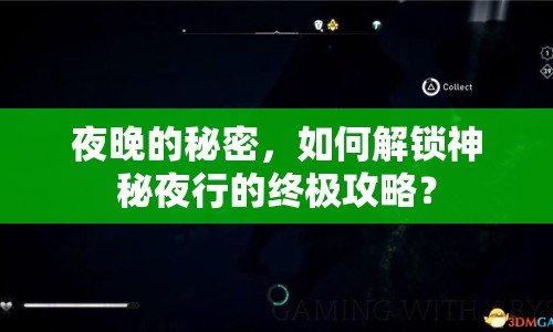 夜晚的秘密，如何解鎖神秘夜行的終極攻略？