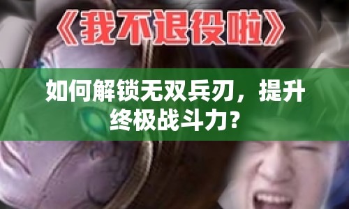 如何解鎖無雙兵刃，提升終極戰(zhàn)斗力？
