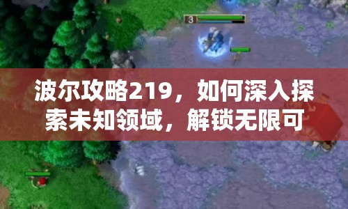 波爾攻略219，如何深入探索未知領域，解鎖無限可能？