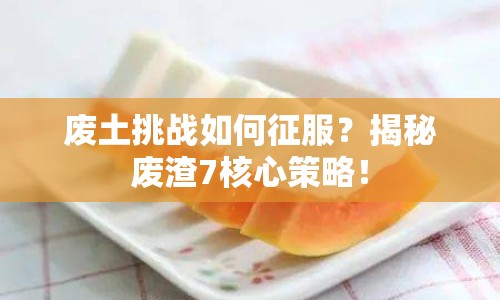 廢土挑戰(zhàn)如何征服？揭秘廢渣7核心策略！