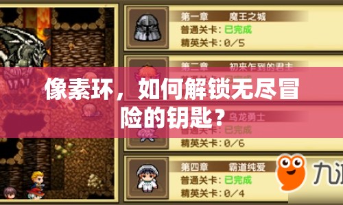 像素環(huán)，如何解鎖無盡冒險的鑰匙？