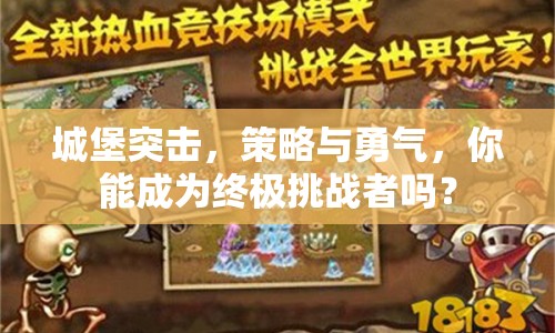 城堡突擊，策略與勇氣，你能成為終極挑戰(zhàn)者嗎？