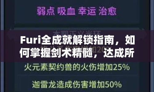 Furi全成就解鎖指南，如何掌握劍術(shù)精髓，達(dá)成所有成就？