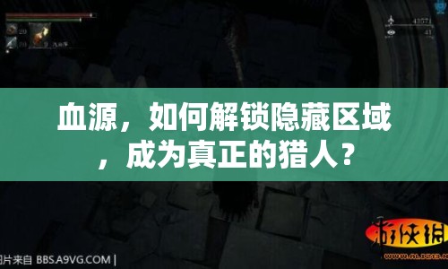 血源，如何解鎖隱藏區(qū)域，成為真正的獵人？