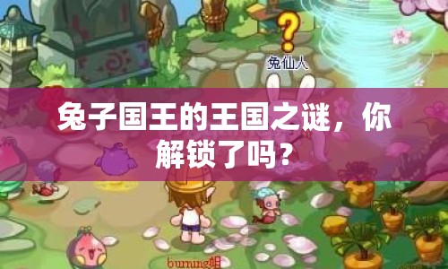 兔子國王的王國之謎，你解鎖了嗎？