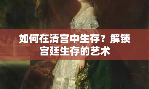 如何在清宮中生存？解鎖宮廷生存的藝術(shù)