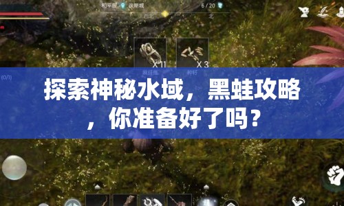 探索神秘水域，黑蛙攻略，你準(zhǔn)備好了嗎？
