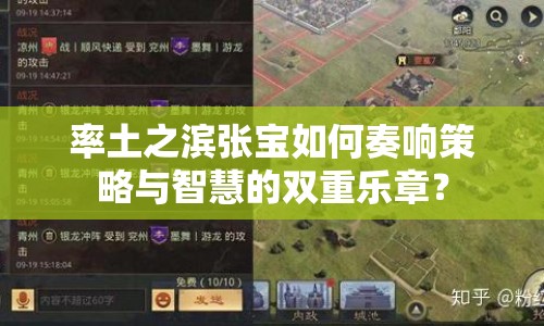 率土之濱張寶如何奏響策略與智慧的雙重樂章？