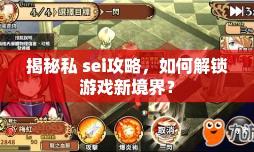 揭秘私 sei攻略，如何解鎖游戲新境界？