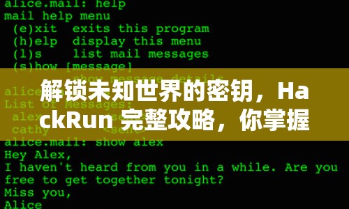 解鎖未知世界的密鑰，HackRun 完整攻略，你掌握了嗎？