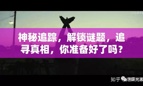 神秘追蹤，解鎖謎題，追尋真相，你準(zhǔn)備好了嗎？