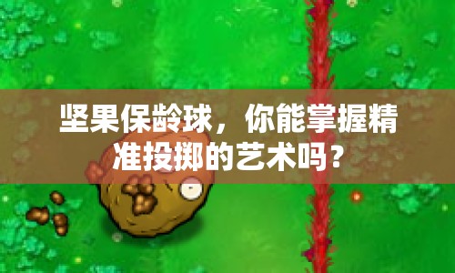 堅果保齡球，你能掌握精準(zhǔn)投擲的藝術(shù)嗎？