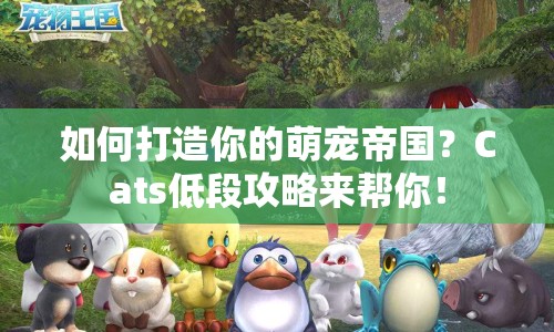 如何打造你的萌寵帝國？Cats低段攻略來幫你！