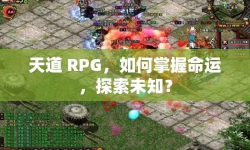 天道 RPG，如何掌握命運，探索未知？