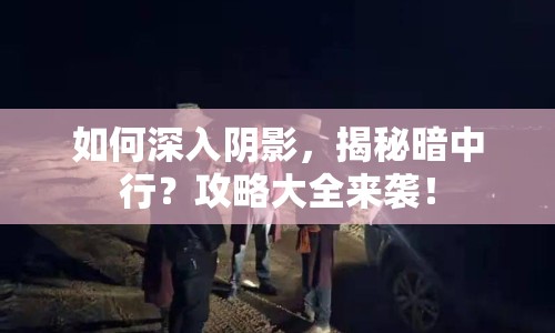 如何深入陰影，揭秘暗中行？攻略大全來(lái)襲！