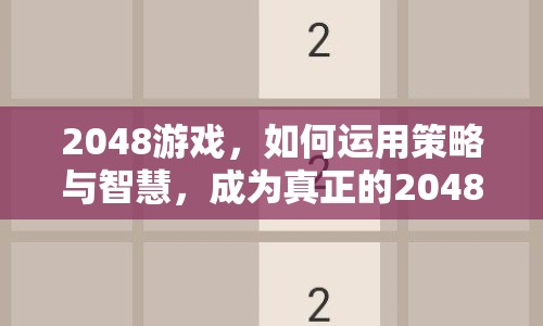 2048游戲，如何運(yùn)用策略與智慧，成為真正的2048高手？