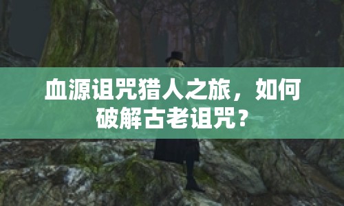 血源詛咒獵人之旅，如何破解古老詛咒？