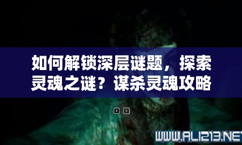 如何解鎖深層謎題，探索靈魂之謎？謀殺靈魂攻略等你來揭秘！