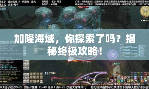 加隆海域，你探索了嗎？揭秘終極攻略！