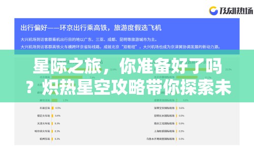 星際之旅，你準(zhǔn)備好了嗎？熾熱星空攻略帶你探索未知！