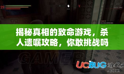 揭秘真相的致命游戲，殺人遺囑攻略，你敢挑戰(zhàn)嗎？