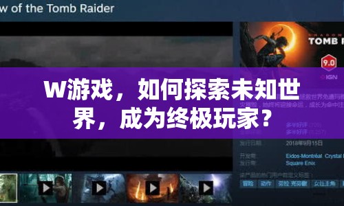 W游戲，如何探索未知世界，成為終極玩家？