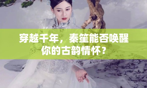 穿越千年，秦笙能否喚醒你的古韻情懷？