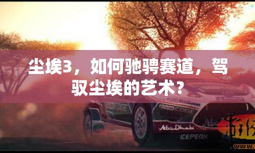 塵埃3，如何馳騁賽道，駕馭塵埃的藝術(shù)？