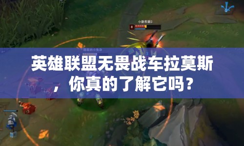 英雄聯(lián)盟無畏戰(zhàn)車?yán)梗阏娴牧私馑鼏幔? title=