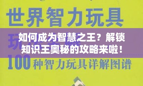 如何成為智慧之王？解鎖知識(shí)王奧秘的攻略來啦！