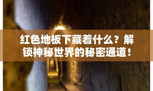 紅色地板下藏著什么？解鎖神秘世界的秘密通道！