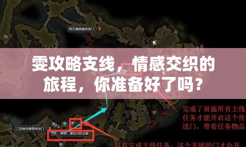 雯攻略支線，情感交織的旅程，你準(zhǔn)備好了嗎？