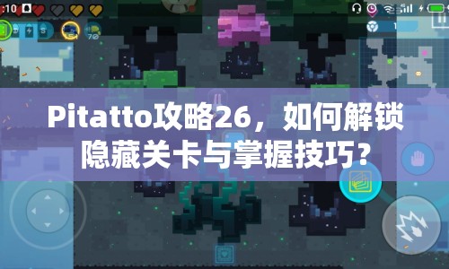 Pitatto攻略26，如何解鎖隱藏關(guān)卡與掌握技巧？