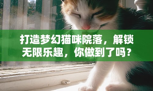 打造夢幻貓咪院落，解鎖無限樂趣，你做到了嗎？