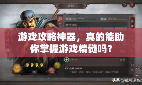 游戲攻略神器，真的能助你掌握游戲精髓嗎？