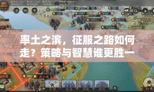 率土之濱，征服之路如何走？策略與智慧誰更勝一籌？