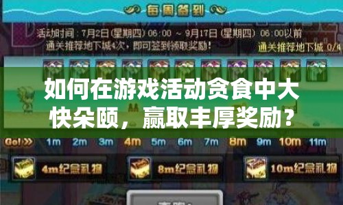 如何在游戲活動貪食中大快朵頤，贏取豐厚獎勵？