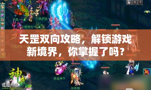 天罡雙向攻略，解鎖游戲新境界，你掌握了嗎？