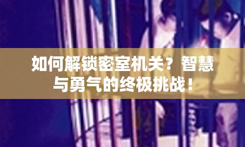 如何解鎖密室機(jī)關(guān)？智慧與勇氣的終極挑戰(zhàn)！