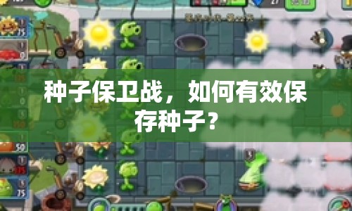 種子保衛(wèi)戰(zhàn)，如何有效保存種子？