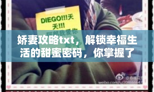 嬌妻攻略txt，解鎖幸福生活的甜蜜密碼，你掌握了嗎？