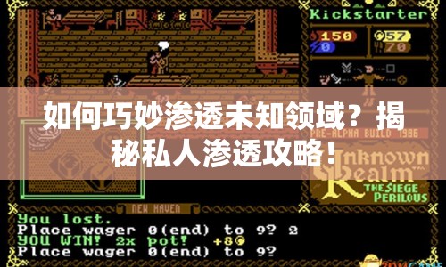 如何巧妙滲透未知領域？揭秘私人滲透攻略！