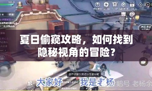 夏日偷窺攻略，如何找到隱秘視角的冒險(xiǎn)？