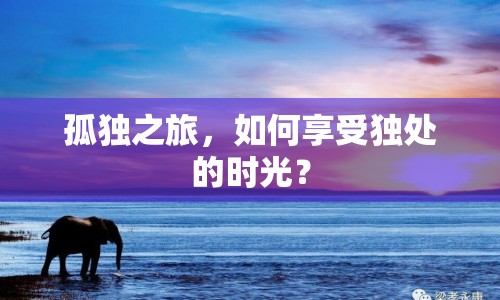 孤獨(dú)之旅，如何享受獨(dú)處的時光？