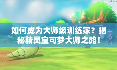 如何成為大師級訓練家？揭秘精靈寶可夢大師之路！