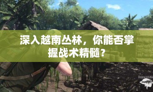 深入越南叢林，你能否掌握戰(zhàn)術(shù)精髓？