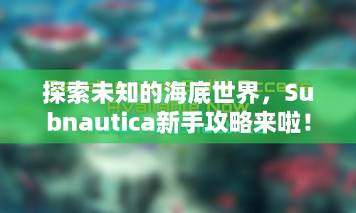 探索未知的海底世界，Subnautica新手攻略來啦！