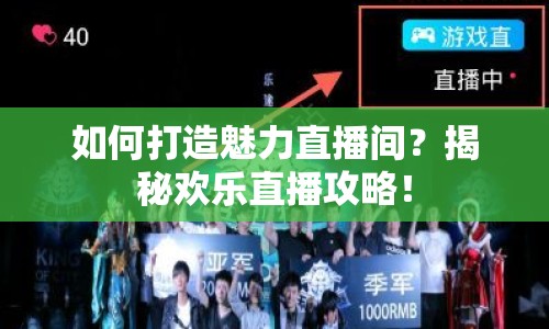 如何打造魅力直播間？揭秘歡樂(lè)直播攻略！