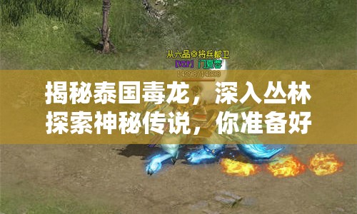 揭秘泰國毒龍，深入叢林探索神秘傳說，你準備好了嗎？