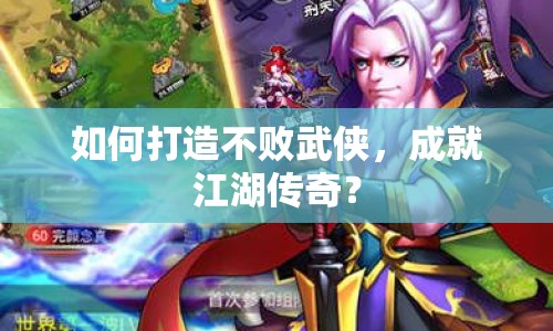 如何打造不敗武俠，成就江湖傳奇？